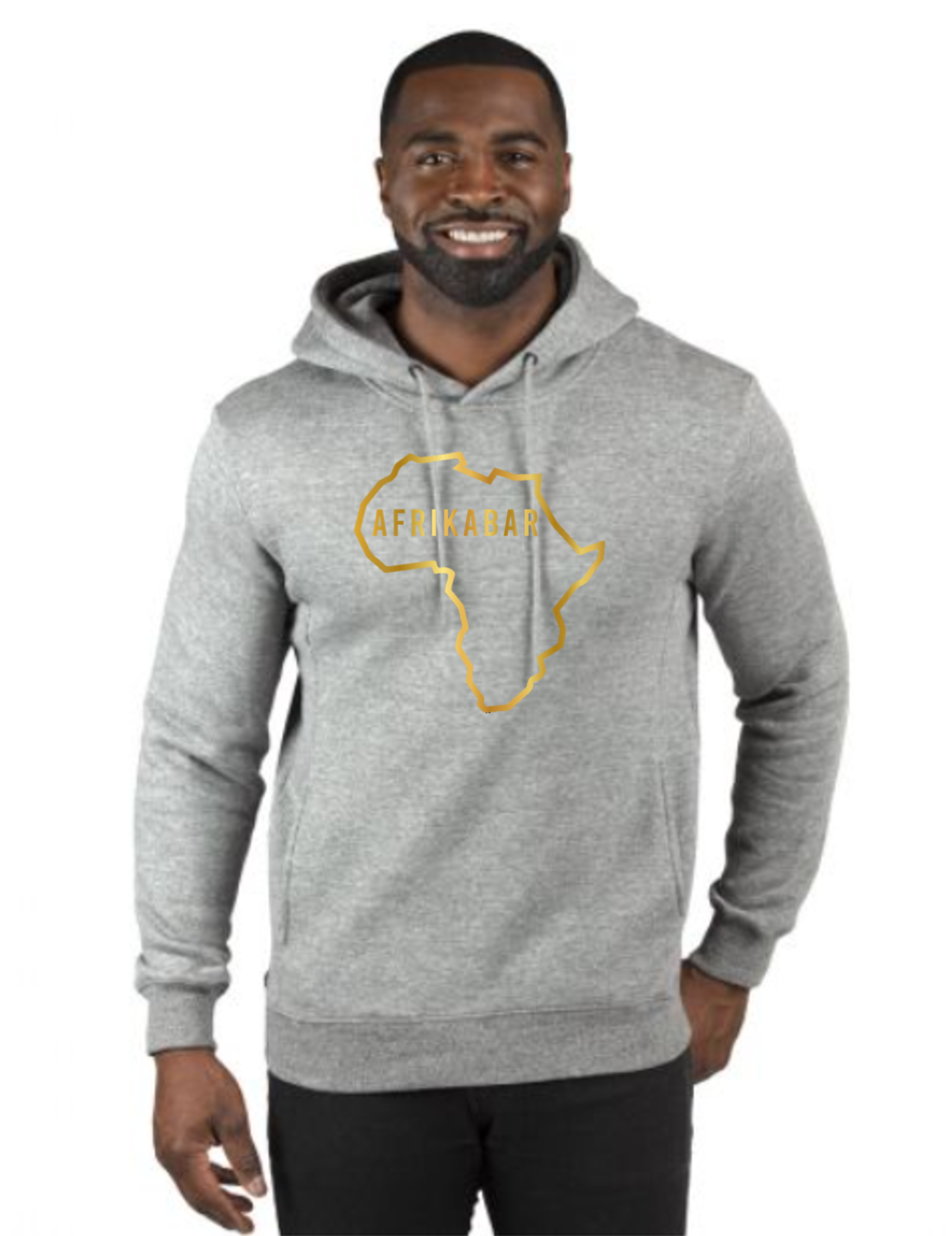 AFRIKABAR GREY HOODIE